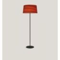 Zeta P de Luzifer LZF base negro mate pantalla Cereza Natural encendida Zeta P de Luzifer LZF base negro mate pantalla Cereza Natural encendida