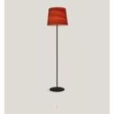 Zeta P de Luzifer LZF base negro mate pantalla Cereza Natural encendida Zeta P de Luzifer LZF base negro mate pantalla Cereza Natural encendida