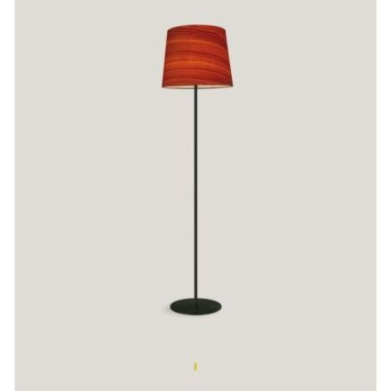 Zeta P de Luzifer LZF base negro mate pantalla Cereza Natural encendida