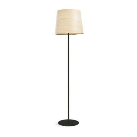 Lámpara de pie Zeta de Luzifer LZF base negro mate apagada