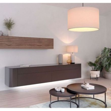 Composición salón 2304 mueble TV y estante JENGA de Clara Home