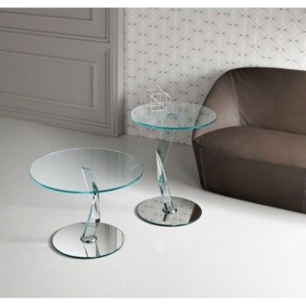 Mesa Bakkarat Alto de Tonelli Design cristal