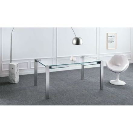 Mesa extensible Livingstone de Tonelli Design cristal