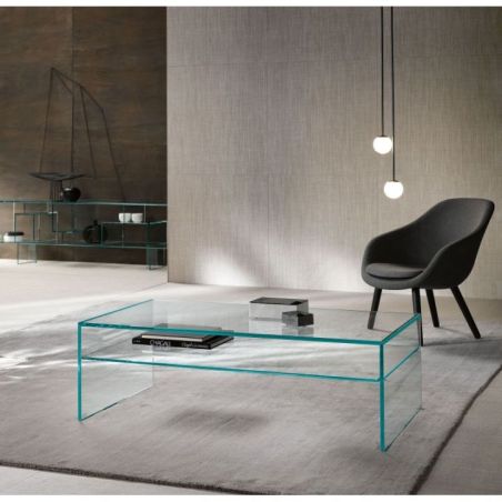 Mesa de centro Fratina 2 de Tonelli Design cristal