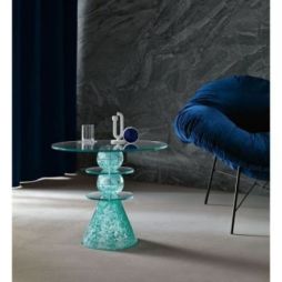 Mesa auxiliar Il Paese Delle Meraviglie Turchina de Tonelli Design