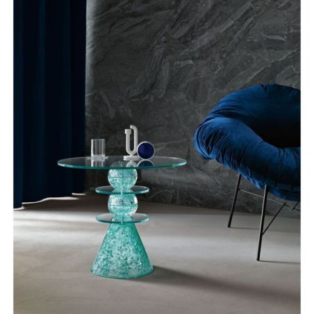 Mesa auxiliar Il Paese Delle Meraviglie Turchina de Tonelli Design