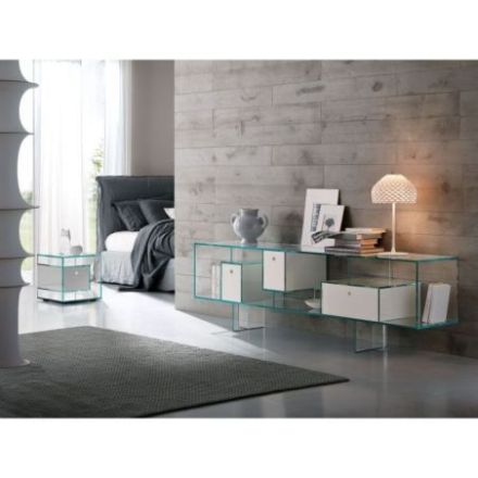 Mesa auxiliar Liber de Tonelli Design cristal
