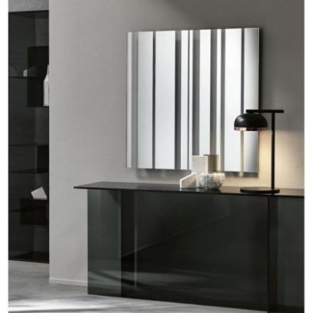 Espejo de diseño Barcode de Tonelli Design cristal