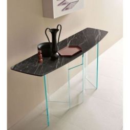 Consola Metropolis Ceramic Consolle de Tonelli Design cristal