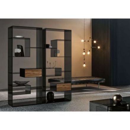 Librería Liber de Tonelli Design cristal fumé