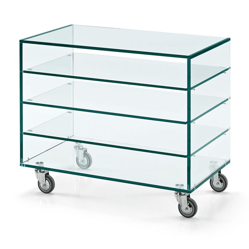 Carrito bar Grattacielo Fix de Tonelli Design cristal Carrito bar Grattacielo Fix de Tonelli Design cristal