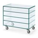 Carrito bar Grattacielo Fix de Tonelli Design cristal Carrito bar Grattacielo Fix de Tonelli Design cristal