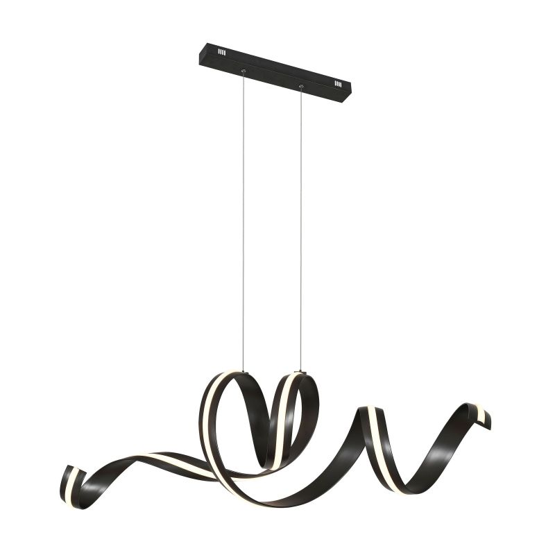 Amara Lámpara Horizontal Negro Mate de Schuller Amara Lámpara Horizontal Negro Mate de Schuller