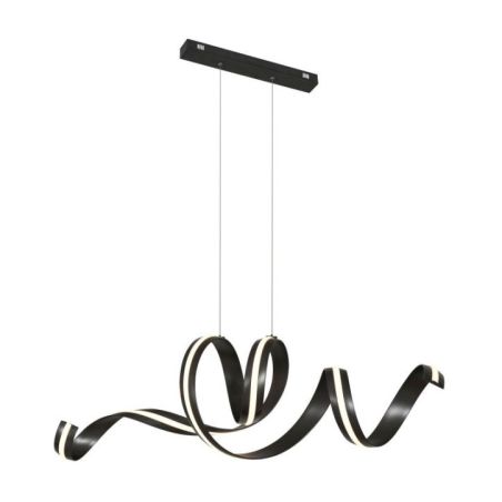 Amara Lámpara Horizontal Negro Mate de Schuller