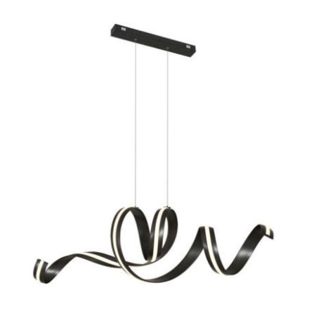 Amara Lámpara Horizontal Negro Mate de Schuller