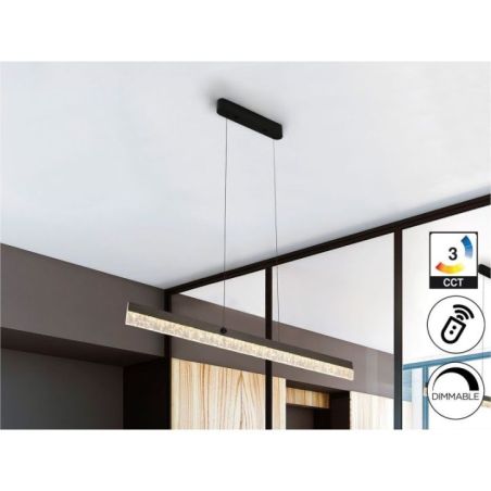 Ixias Lámpara  Gris  Negro de Schuller