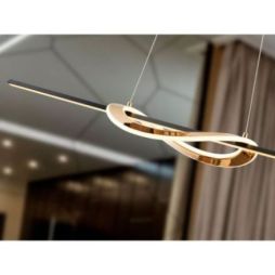 Enora Lámpara  Negro  Dorado de Schuller