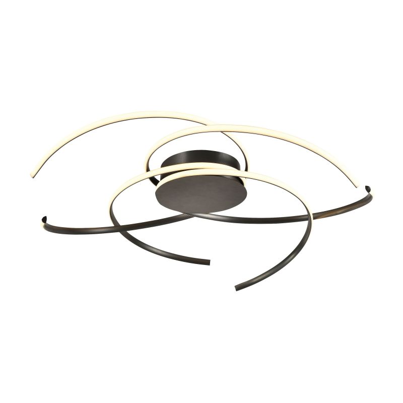 Cadence Gran Plafón Negro de Schuller