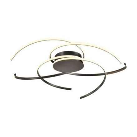 Cadence Gran Plafón Negro de Schuller