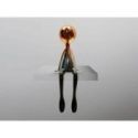 Sit Down Figura Gris Naranja de Schuller