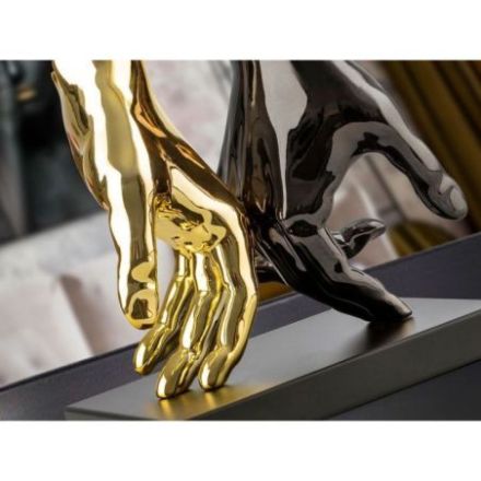 Manos Figura Gris Oro de Schuller