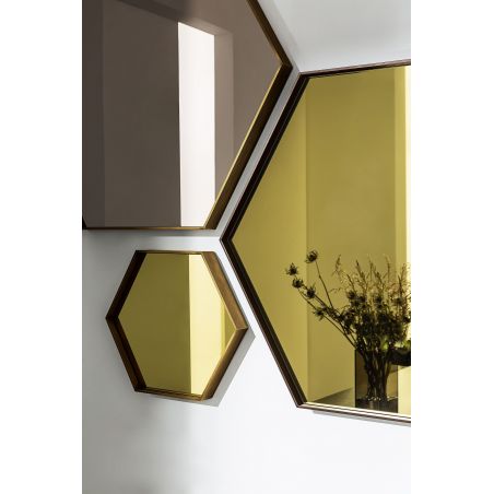 Espejo Visual hexagonal