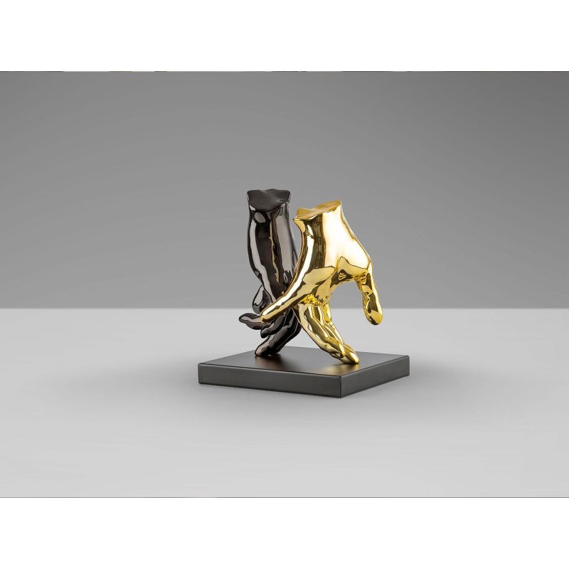 Manos Figura Gris Oro de Schuller
