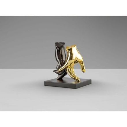 Manos Figura Gris Oro de Schuller