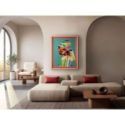 Joven Con Perla Pop Pintura 84x104 de Schuller
