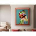 Joven Con Perla Pop Pintura 84x104 de Schuller