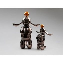 Conejo Figura Pequeña Gris Naranja de Schuller