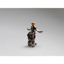 Conejo Figura Pequeña Gris Naranja de Schuller