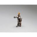 Conejo Figura Pequeña Gris Naranja de Schuller