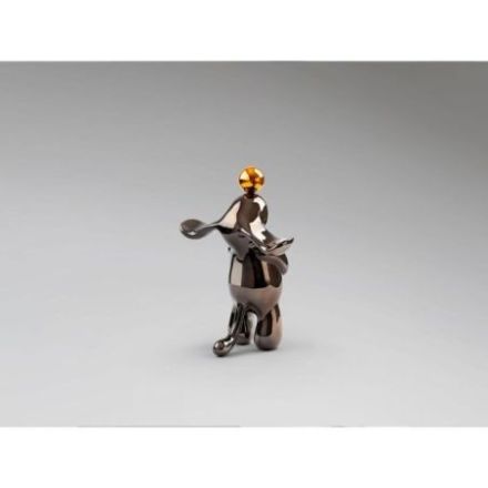 Conejo Figura Pequeña Gris Naranja de Schuller