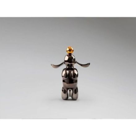 Conejo Figura Pequeña Gris Naranja de Schuller