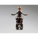 Conejo Figura Gris Naranja de Schuller