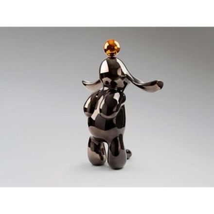 Conejo Figura Gris Naranja de Schuller