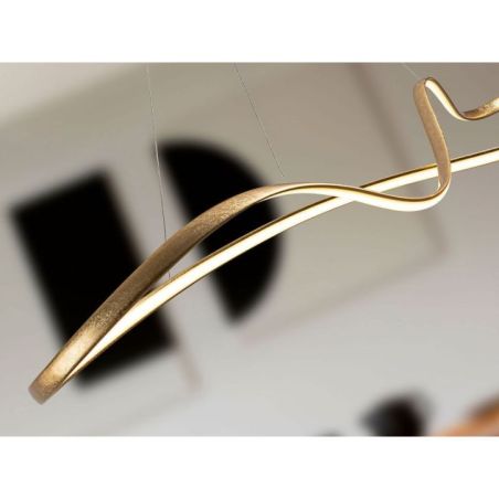 Lia Lámpara Grande Pan Oro de Schuller