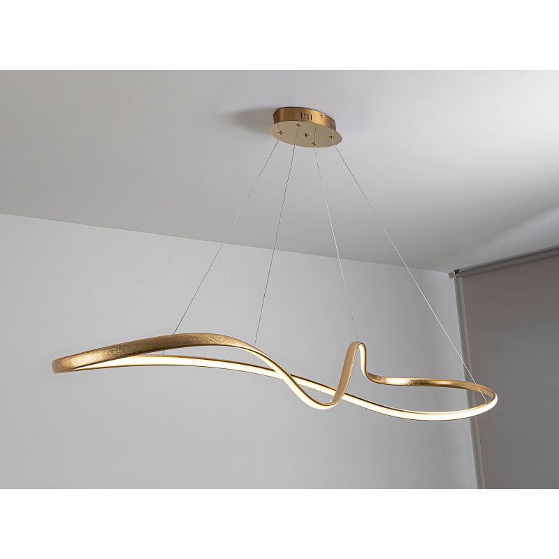 Lia Lámpara Grande Pan Oro de Schuller