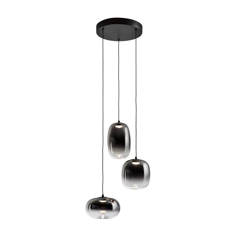 Onice Lámpara 3l Negro Smoke D30 de Schuller Onice Lámpara 3l Negro Smoke D30 de Schuller