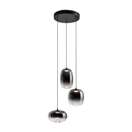 Onice Lámpara 3l Negro Smoke D30 de Schuller