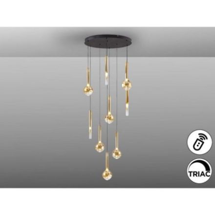Essenza Lámpara 9l  Negro Dorado de Schuller