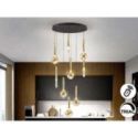 Essenza Lámpara 9l Negro Dorado de Schuller Essenza Lámpara 9l Negro Dorado de Schuller