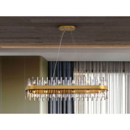 Grace Lámpara 28l Oro Oval de Schuller