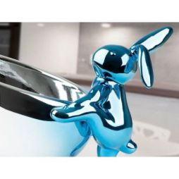 Cuenco Rabbit Figura Azul Plata de Schuller