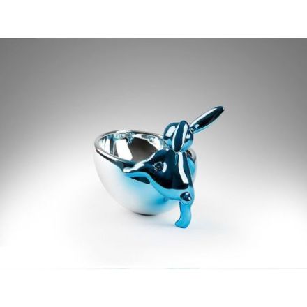 Cuenco Rabbit Figura Azul Plata de Schuller
