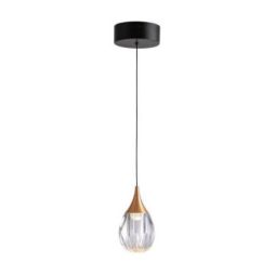 Corina Lámpara 1l Negro Cobre de Schuller
