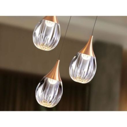 Corina Lámpara 3l Negro Cobre de Schuller