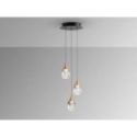 Corina Lámpara 3l Negro Cobre de Schuller Corina Lámpara 3l Negro Cobre de Schuller