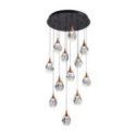 Corina Lámpara 12l Negro Cobre de Schuller Corina Lámpara 12l Negro Cobre de Schuller